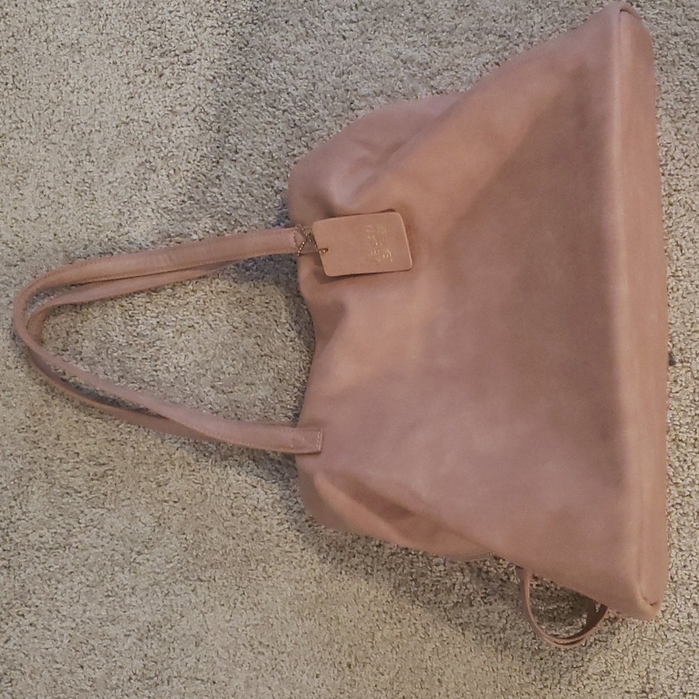 Vegan leather no name handbag